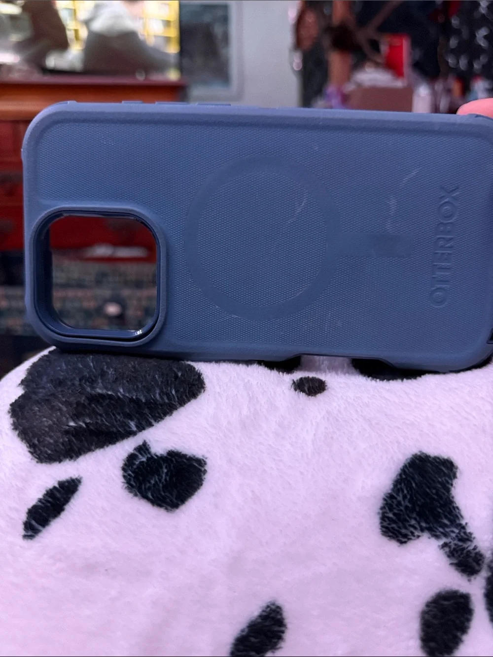 Apple OtterBox Protective Phone Case in Slate Blue